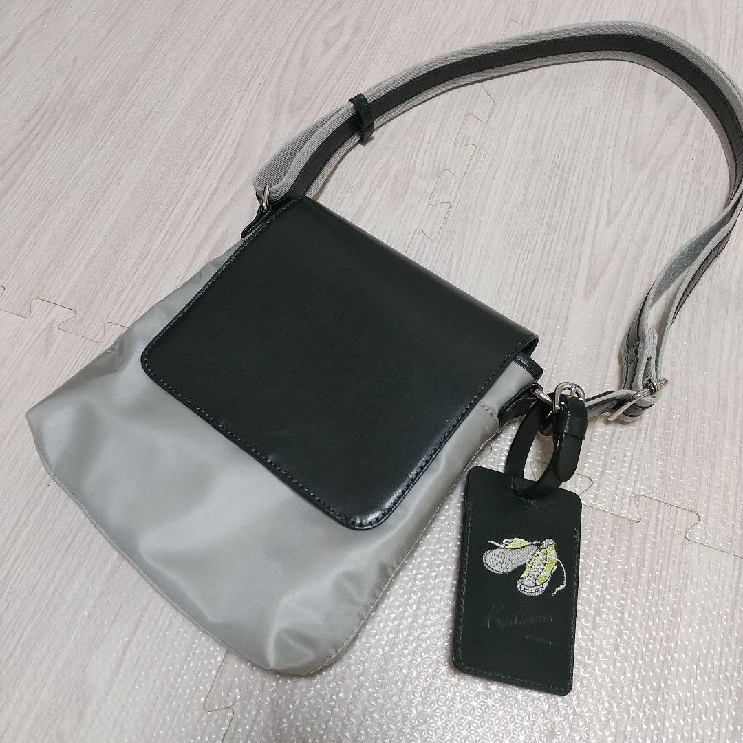 高田純次×キタムラ コラボ ショルダーバッグ カーキグレー