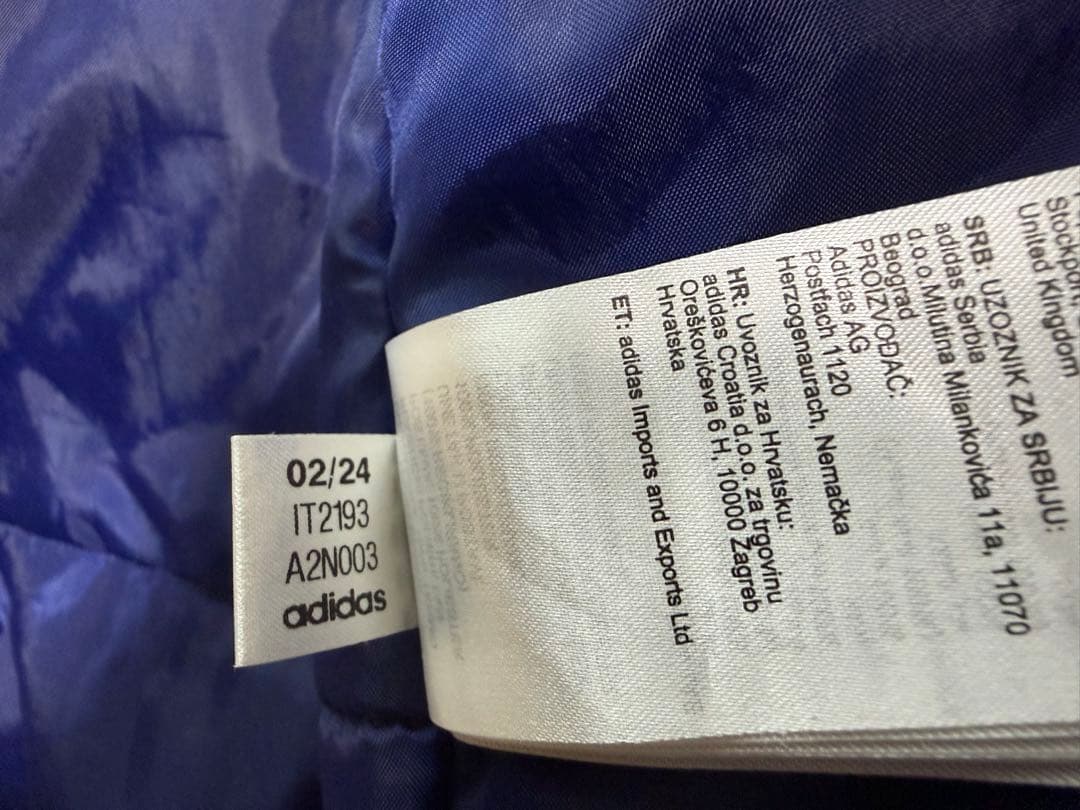 adidas アディダス アーセナル ベンチコート トレーニング サカ ライス