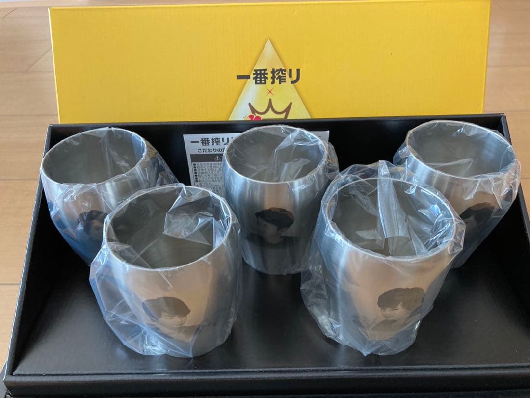 一番搾り「こだわり嵐！」オリジナルタンブラー５個セット