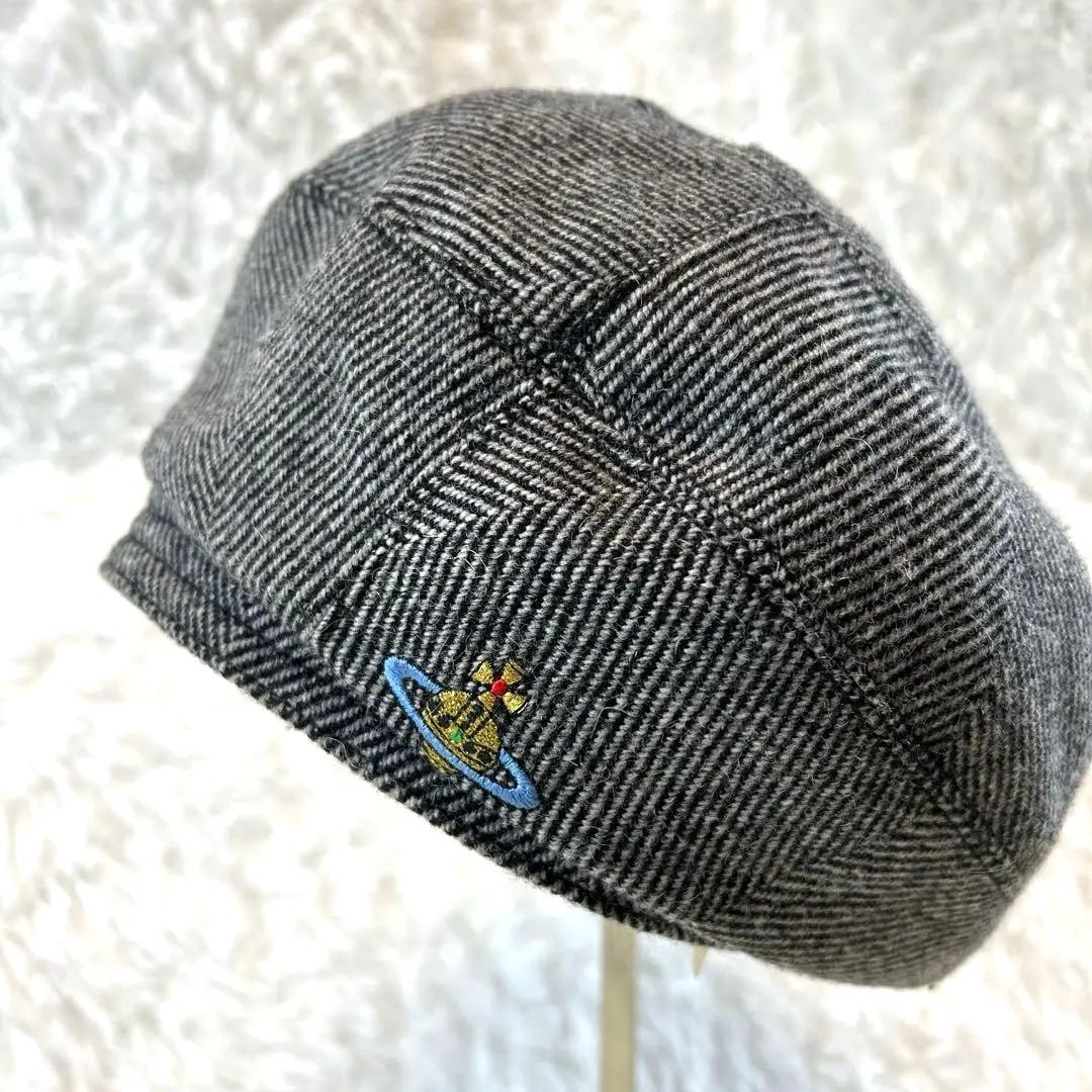希少美品✨ イタリア製　ヴィヴィアンウエストウッドレッドレーベル　ベレー帽