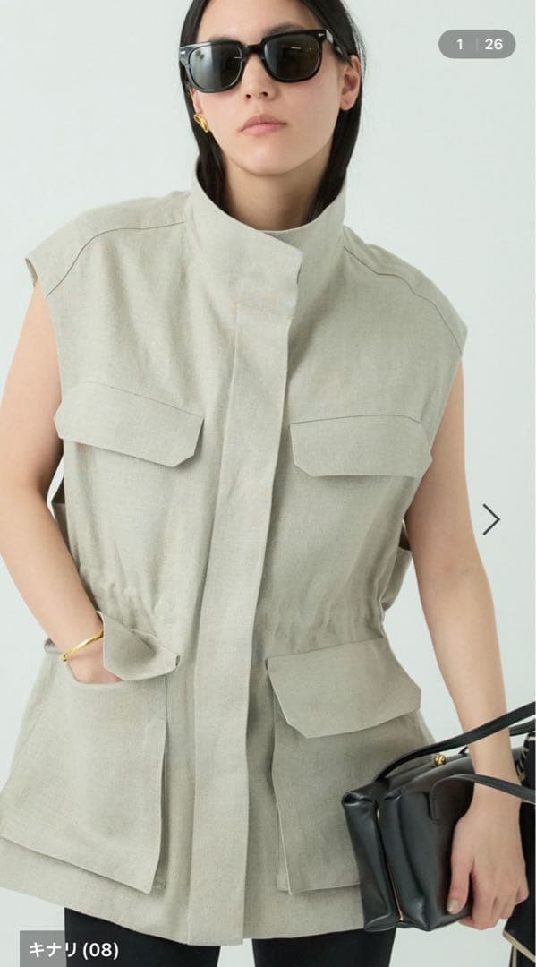 【最終価格】Chaos リネンキャンバスベスト