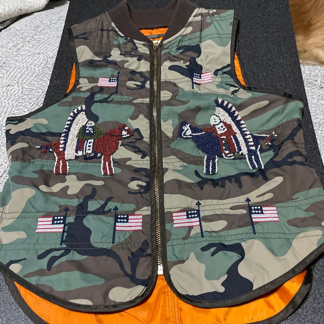 ラルフローレン　denim&supply ペスト　ビーズ刺繍