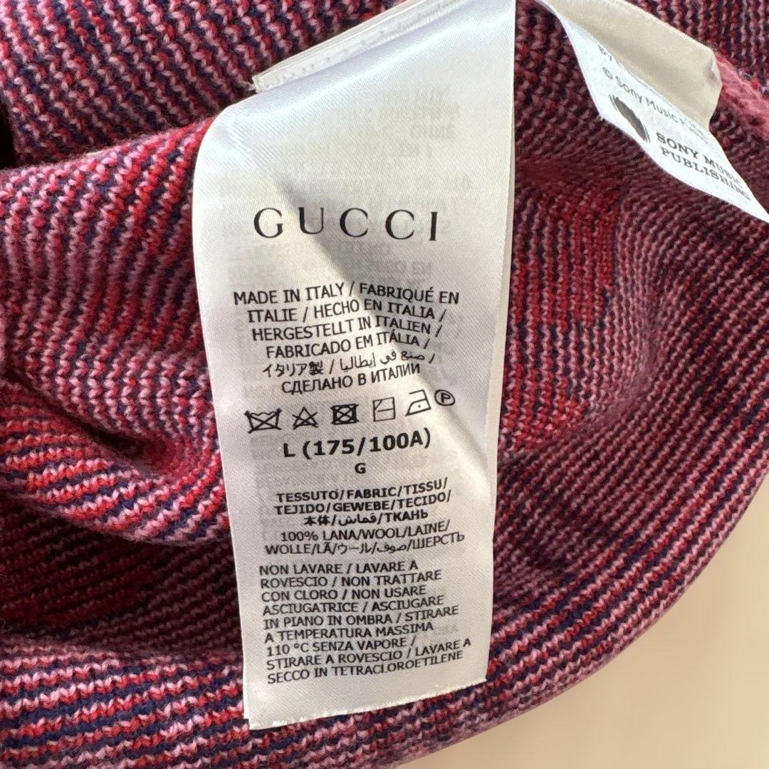 2*2様 【L】GUCCI ジャガードニット　100周年　ピンク