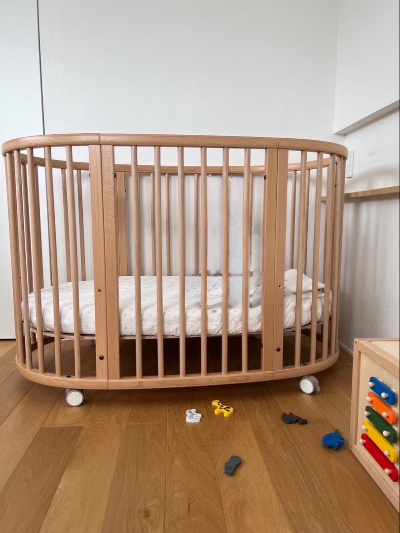 ストッケ スリーピー ミニ + ベッドエクステンションセット+マットレスセット