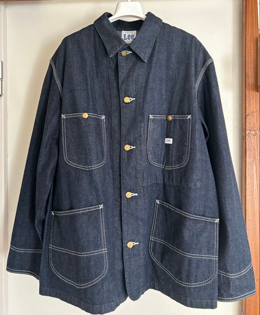 極美品　lee ダンガリーズ　カバーオール　ロコジャケット　Lサイズ