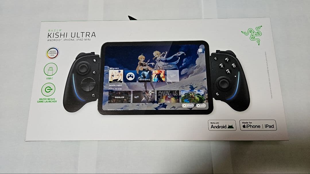 Razer Kishi Ultra　モバイルゲーミングコントローラー