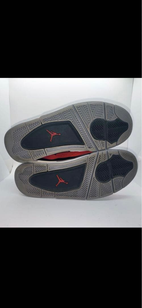 Air Jordan 4 赤/黒/灰 スニーカー