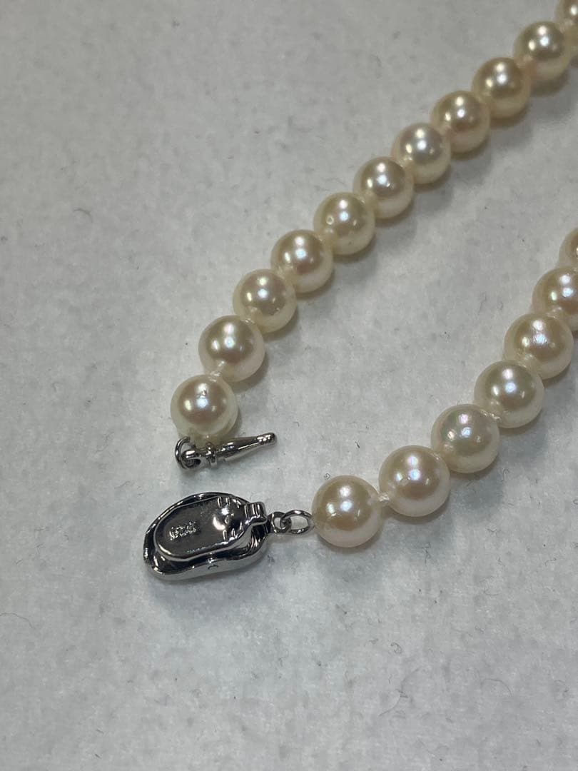 伊勢志摩英虞湾産あこや真珠　7-7.5mm パールネックレス