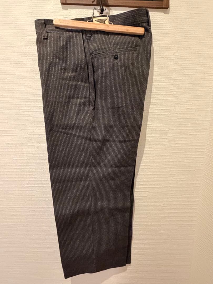 ATLAST&CO ストライプトラウザー34