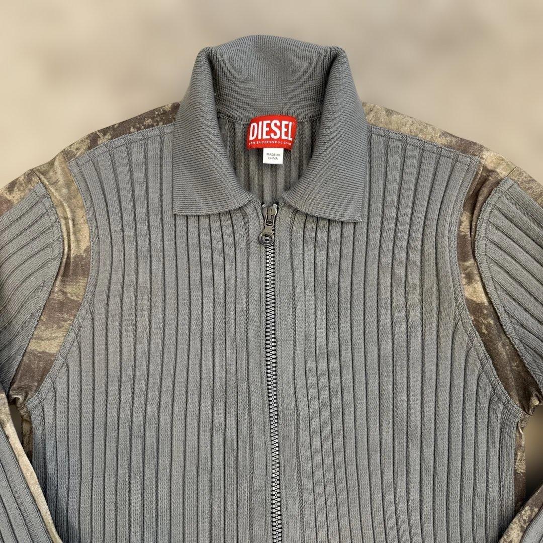DIESEL ジップアップニット