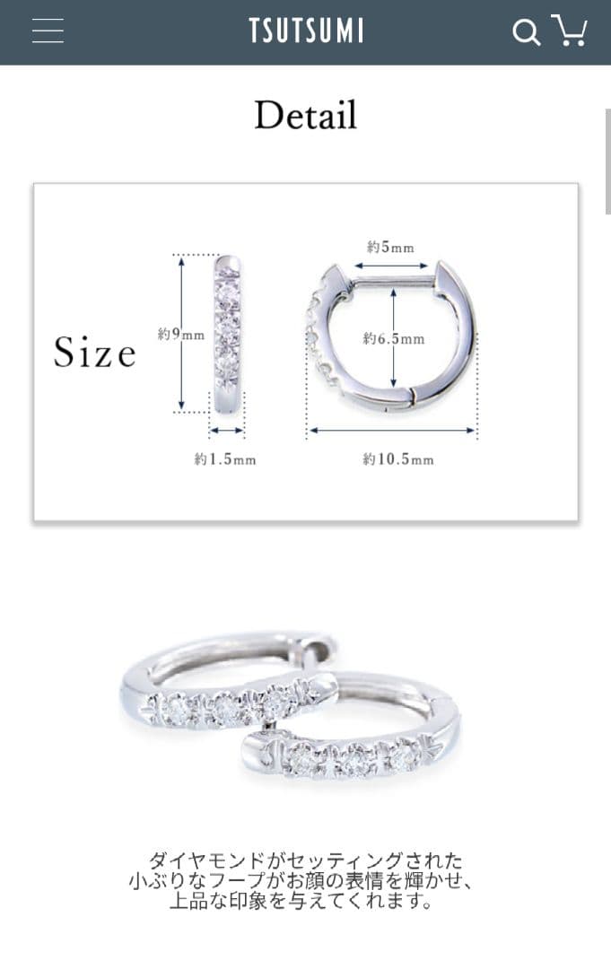 K10 WG フープピアス