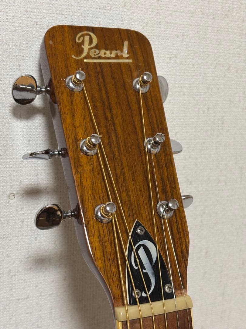 レア！Pearl パールPF-618 ジャパンヴィンテージアコギ ADJサドル