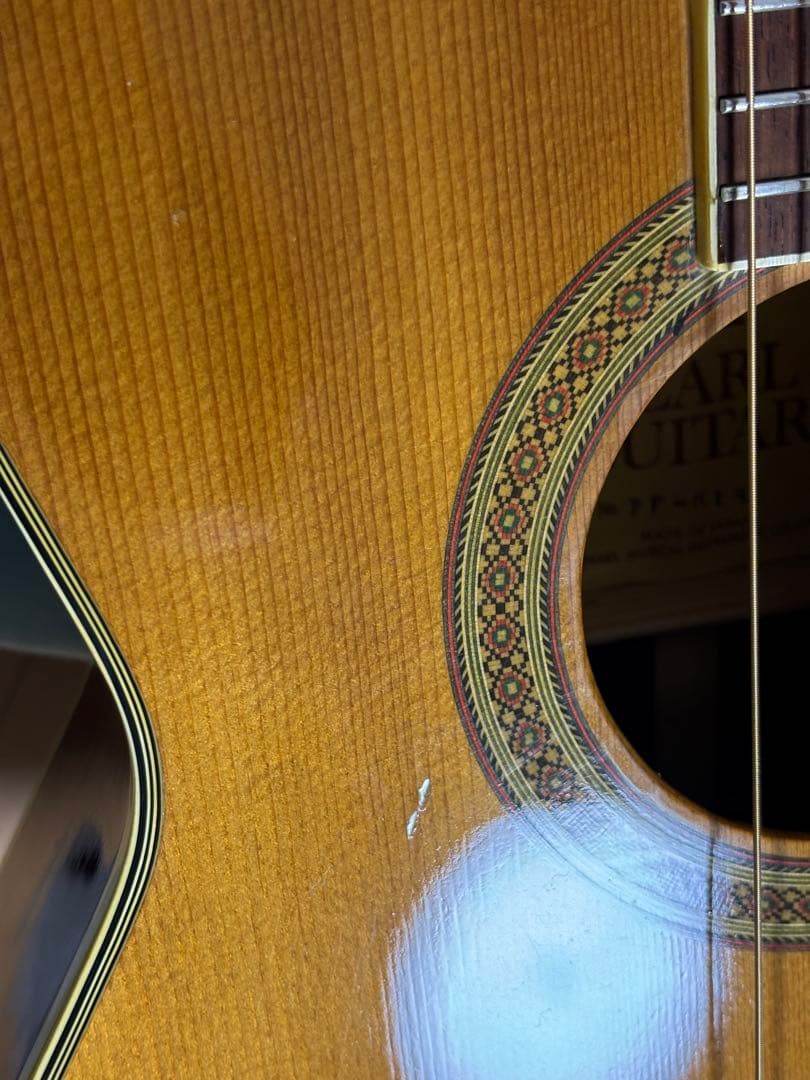 レア！Pearl パールPF-618 ジャパンヴィンテージアコギ ADJサドル