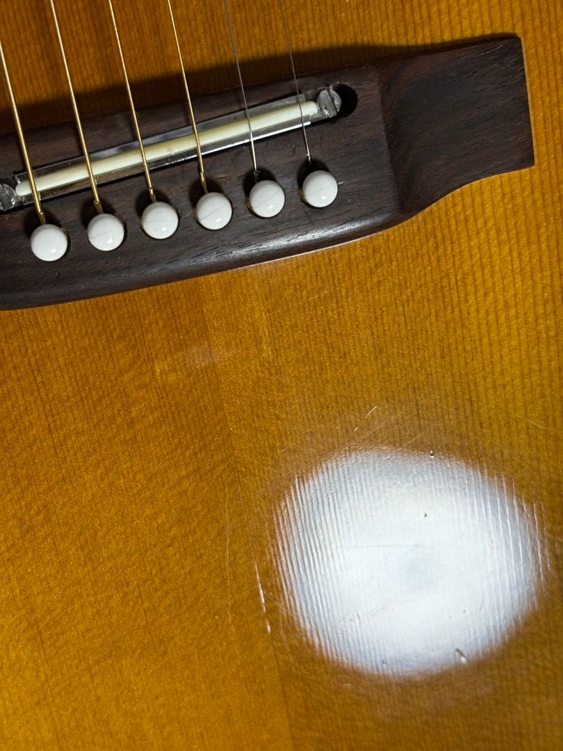 レア！Pearl パールPF-618 ジャパンヴィンテージアコギ ADJサドル