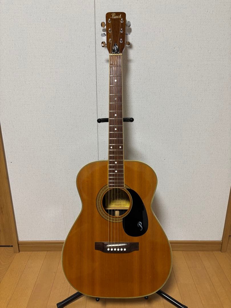 レア！Pearl パールPF-618 ジャパンヴィンテージアコギ ADJサドル
