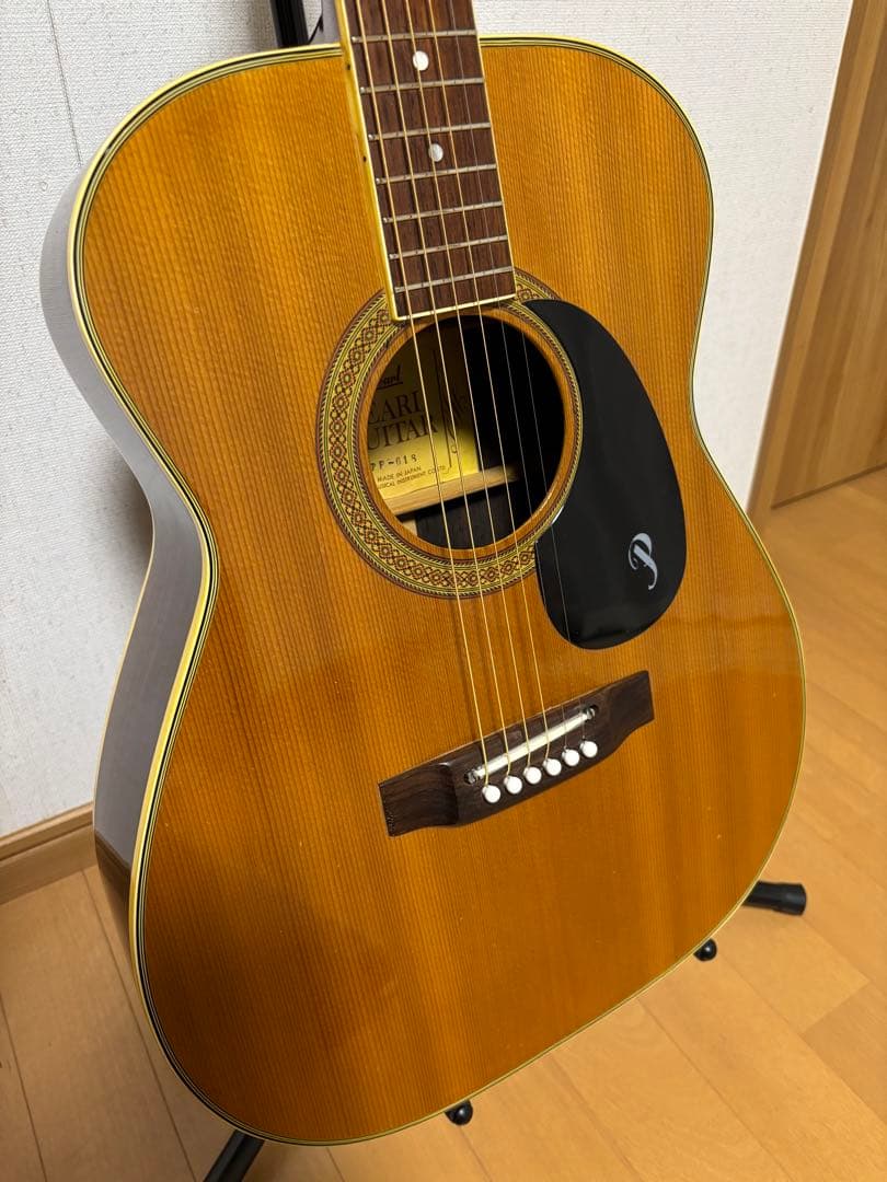 レア！Pearl パールPF-618 ジャパンヴィンテージアコギ ADJサドル
