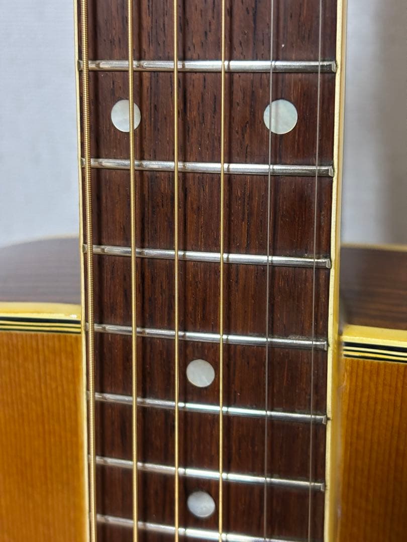 レア！Pearl パールPF-618 ジャパンヴィンテージアコギ ADJサドル