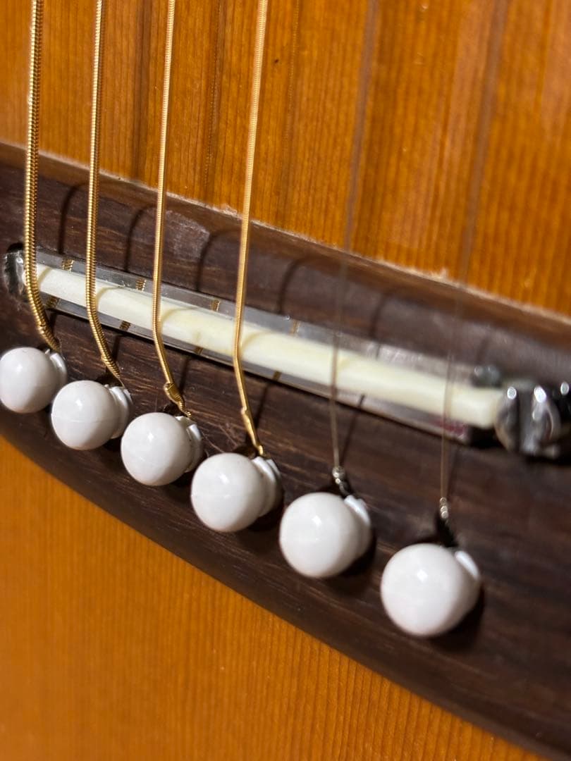 レア！Pearl パールPF-618 ジャパンヴィンテージアコギ ADJサドル