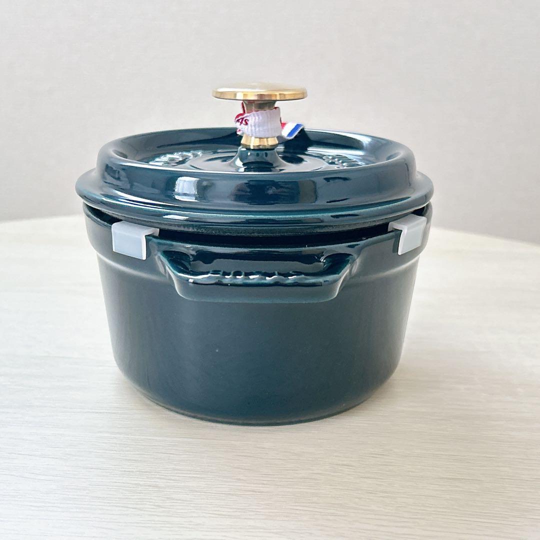 【1週間限定価格】STAUB ストウブ ラウンド 14㎝ ラメール