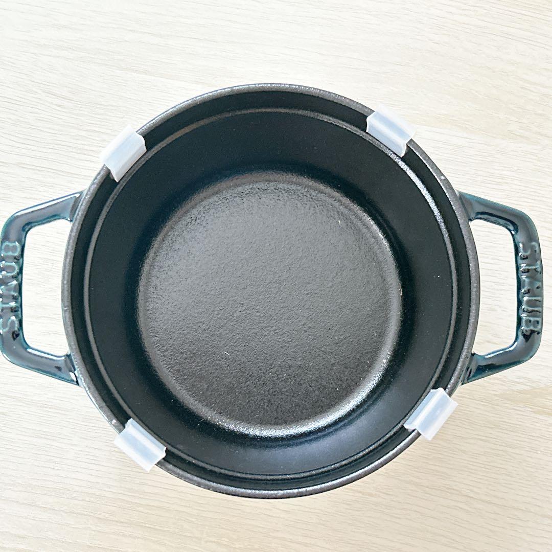 【1週間限定価格】STAUB ストウブ ラウンド 14㎝ ラメール