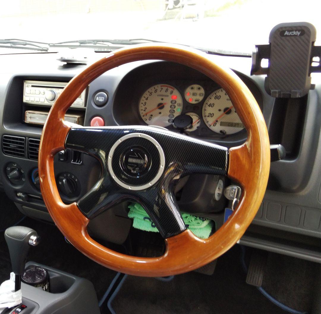 momo 4本スポーク ウッドステアリング