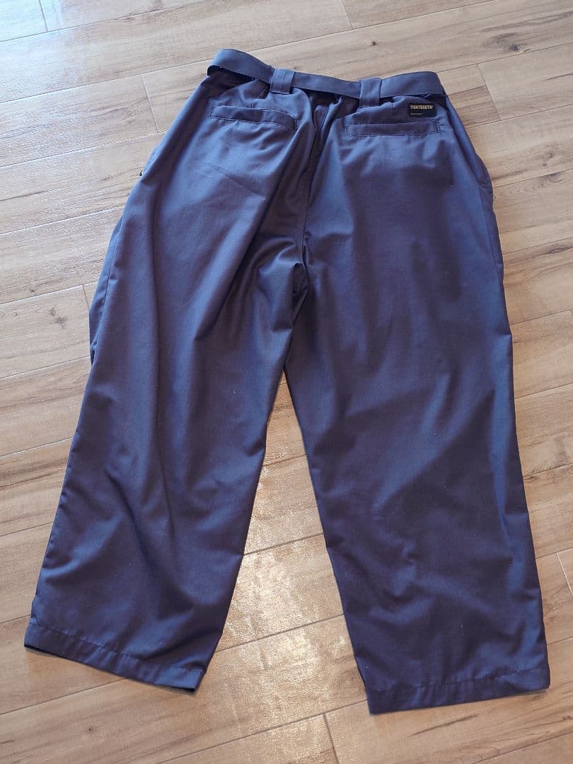 パンツ THIGHT BOOTH BAGGY SLACKS Charcoal