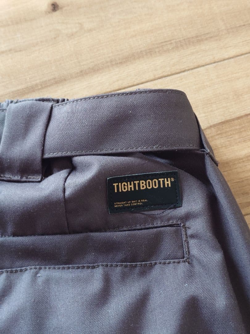 パンツ THIGHT BOOTH BAGGY SLACKS Charcoal