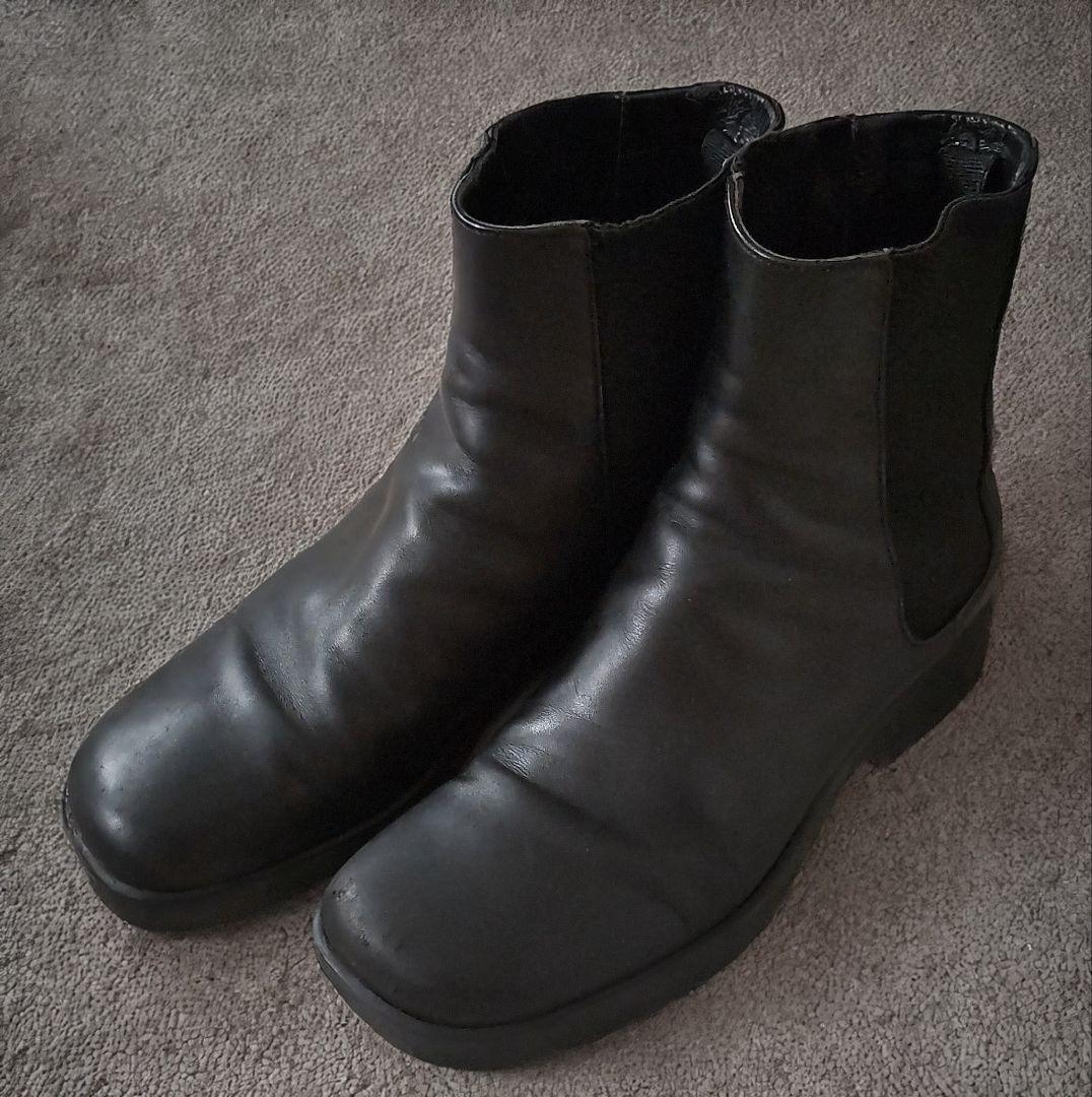 ✨グッチ　シェリーライン　サイドゴアブーツ　革靴　レザー　本革　ブラック　37