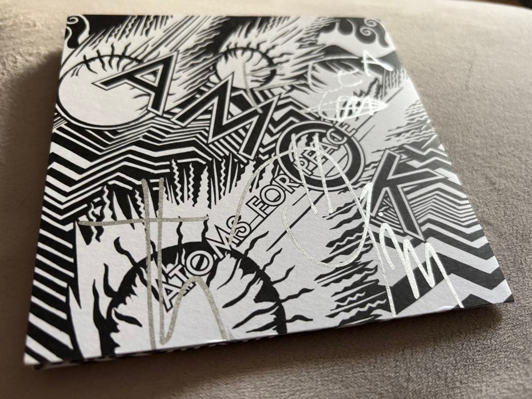レア　トムヨークとフリーのサインAtoms for Peace AMOK CD