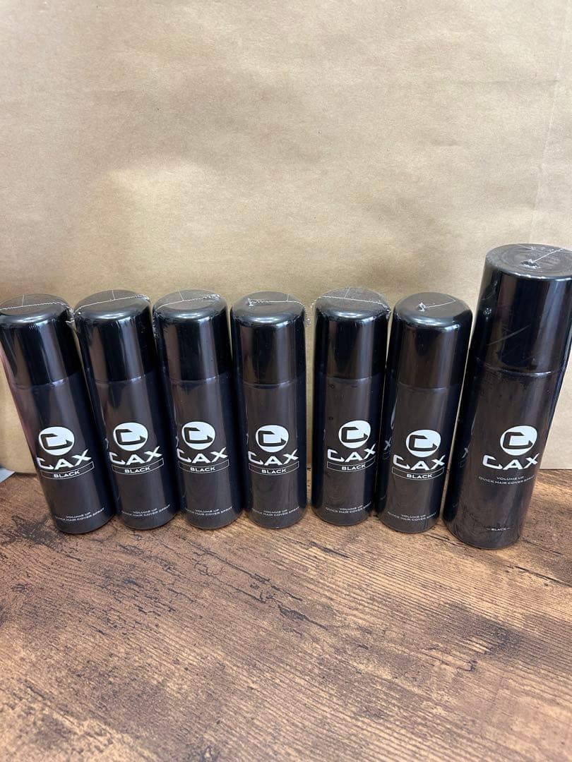 C.A.X ボリュームアップヘアスプレー BLACK 7本セット