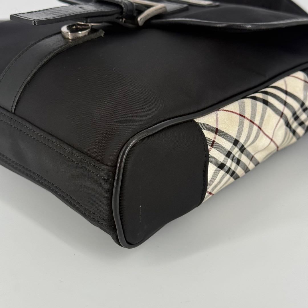 【美品】Burberry BLACK LABELショルダーバッグ　ノバチェック