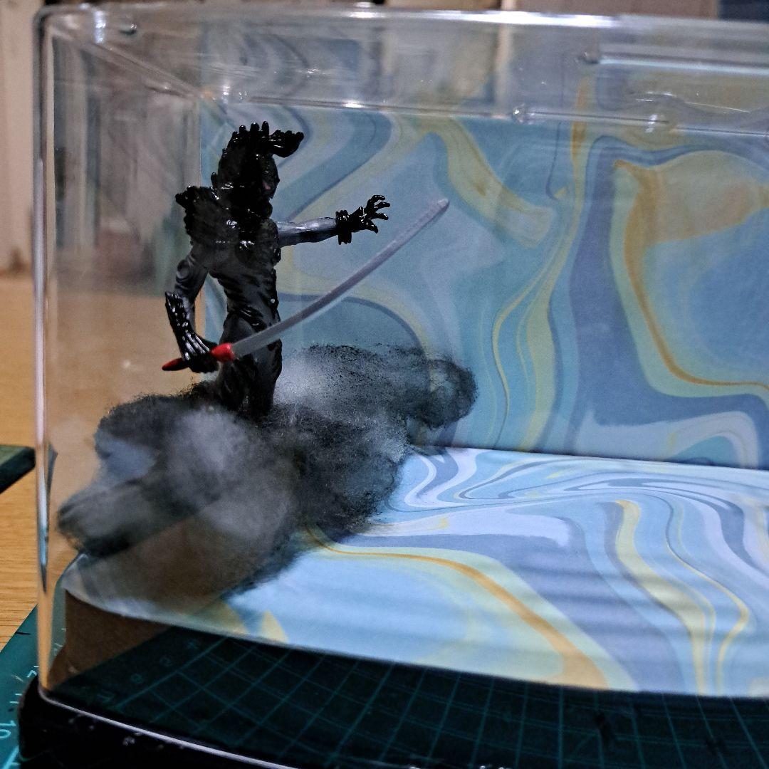 ジオラマ ウルトラの父 対 エンペラ星人