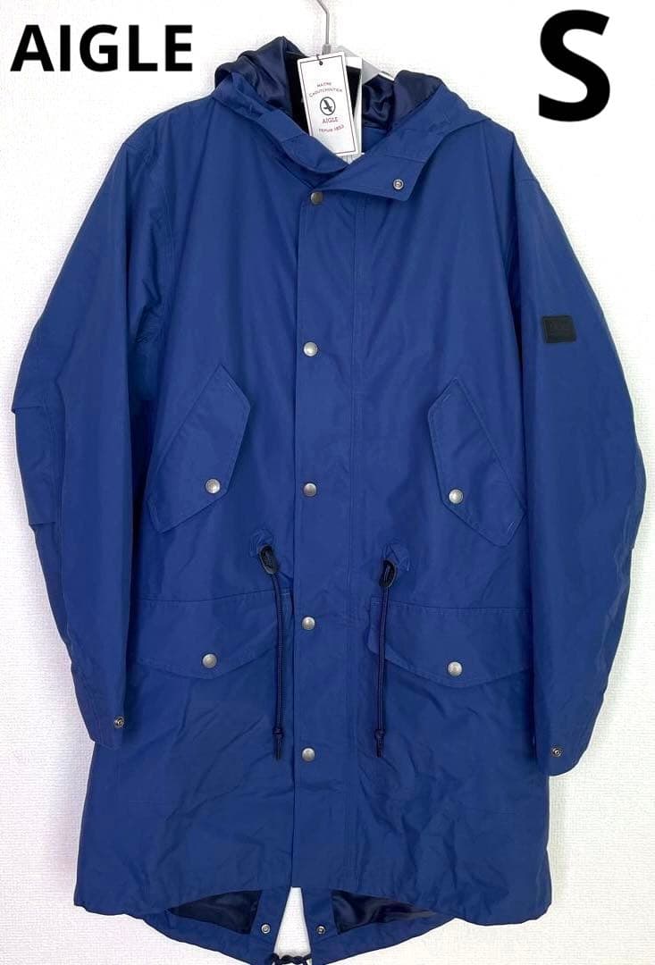 エーグル 透湿防水 MTDフィッシュテイルコート　モッズコート　Sサイズ