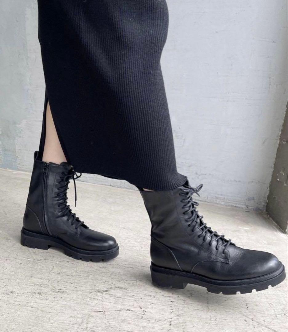 FABIO RUSCONI/ファビオルスコーニ　レースアップブーツ　23.5cm