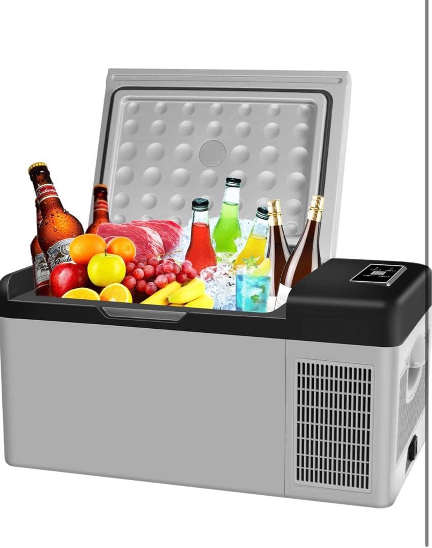 Sumeriy 車載冷蔵庫 18L -20℃~20℃ (グレー, 18L)