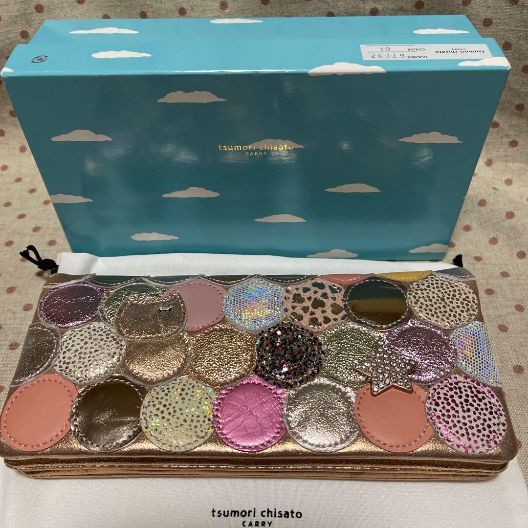 tsumori chisato マルチカラー長財布　ピンク