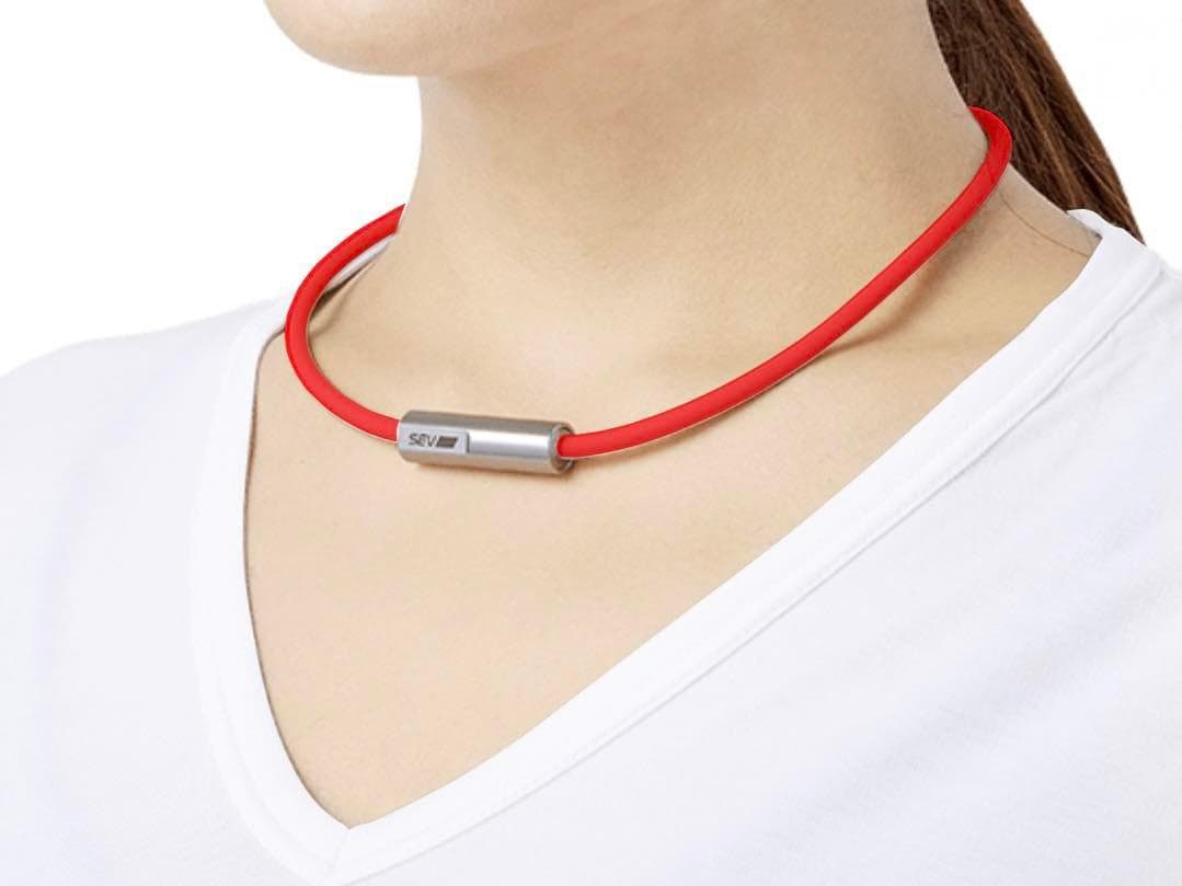 【新品】SEV セブルーパー typeM レッド 44cm ネックレス/首用