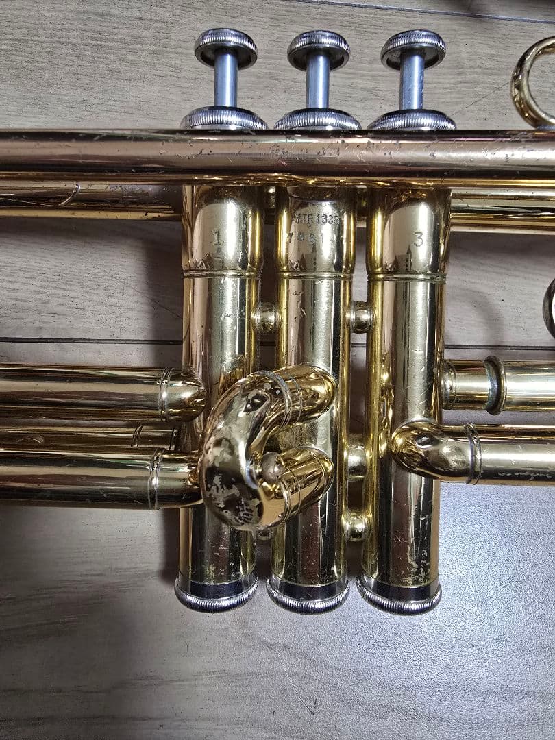 0918-15 YAMAHA YTR-1335 トランペット 本体 ケース付き