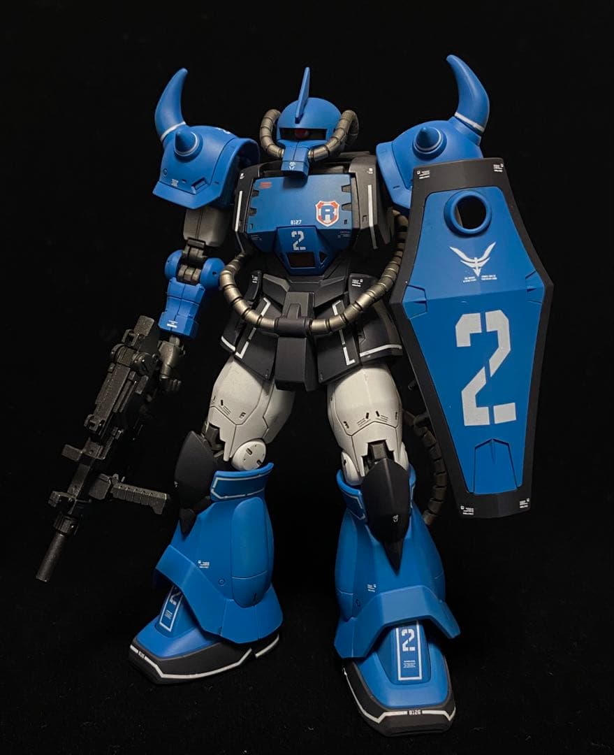【ガンプラ完成品】　HG プロトタイプグフ　機動実証機　ブルーカラーVer.