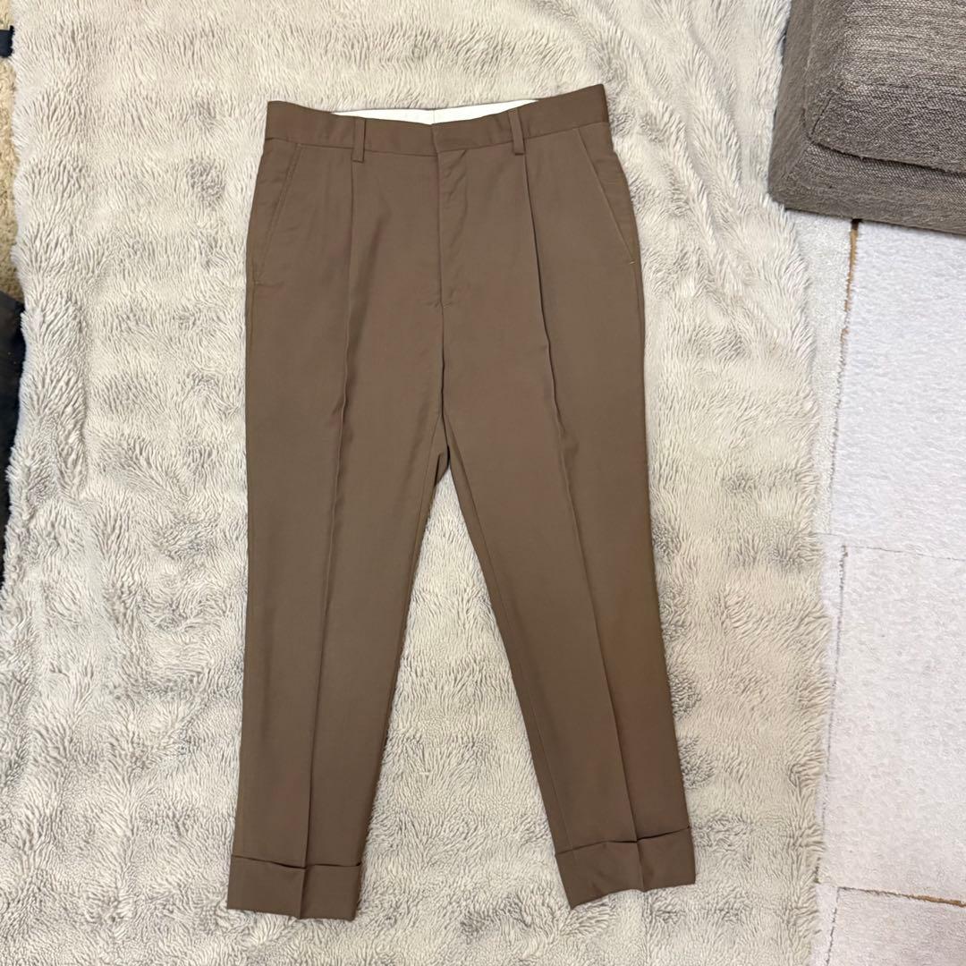 ワコマリア　ゼニア　スラックス　パンツ　ブラウン　Mサイズ　wackomaria