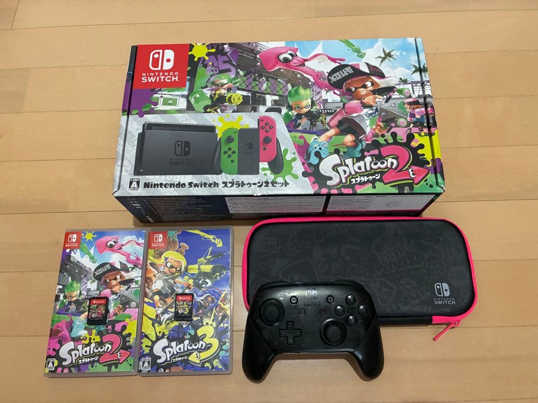 Nintendo Switch 本体 ＋スプラトゥーン3、プロコン、ケース