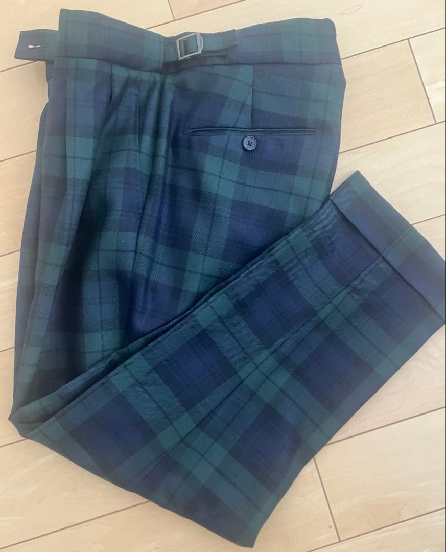 美品　BERWICH ベルウィッチ スコッチ ブラックウォッチ柄　サイズ44