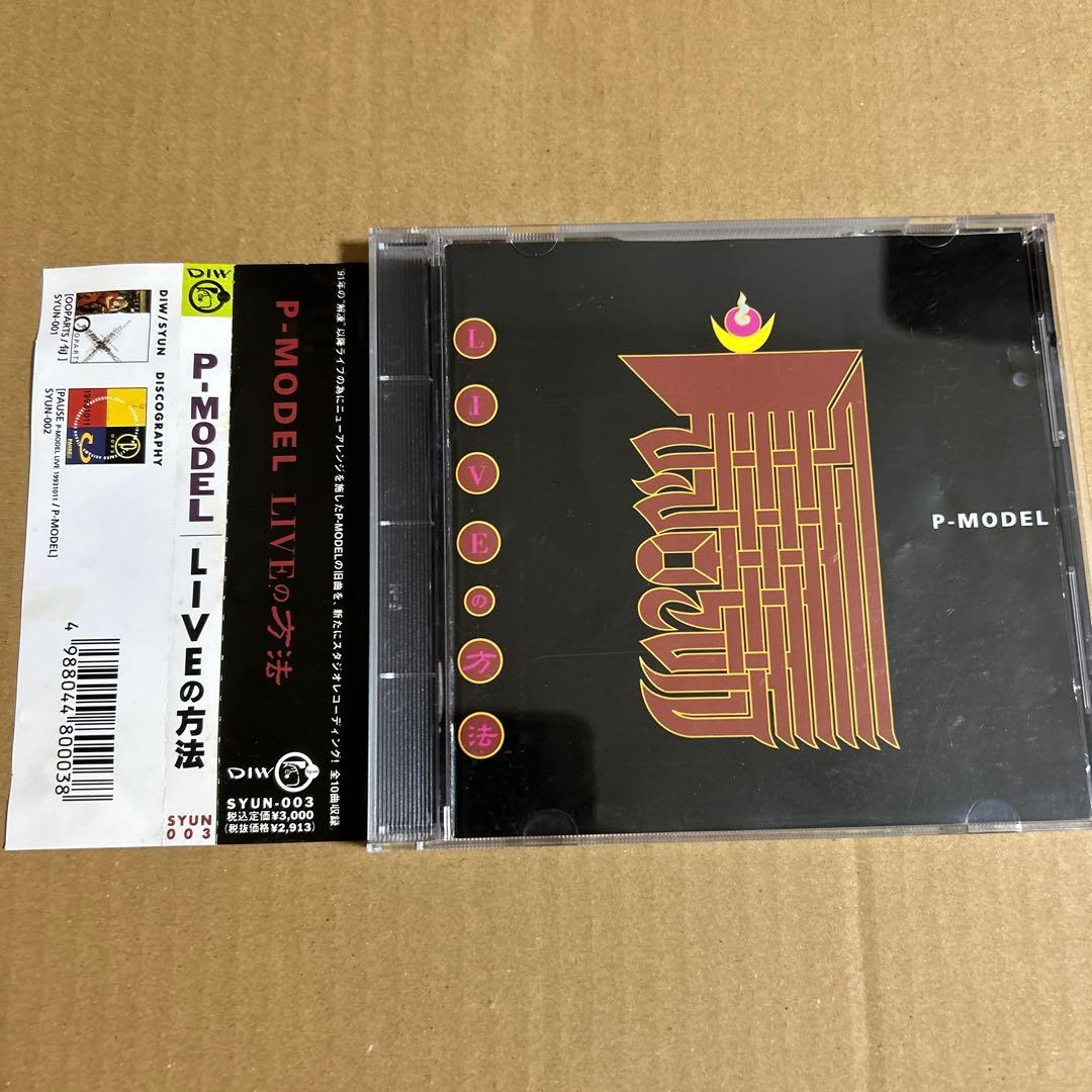 P-MODEL LIVEの方法 CD