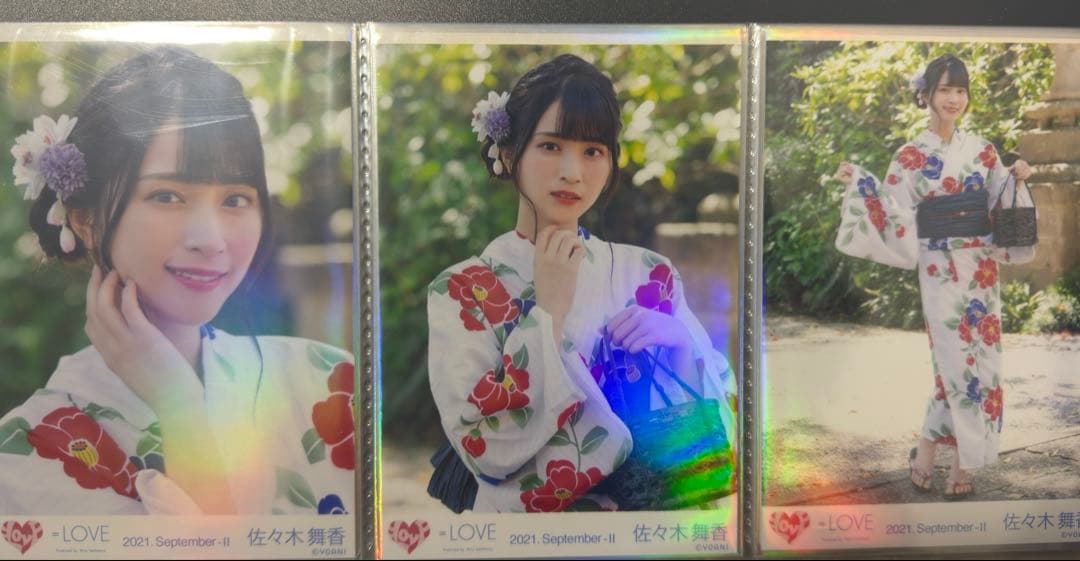 =LOVE 佐々木舞香 夏祭り恋慕う 生写真 コンプ