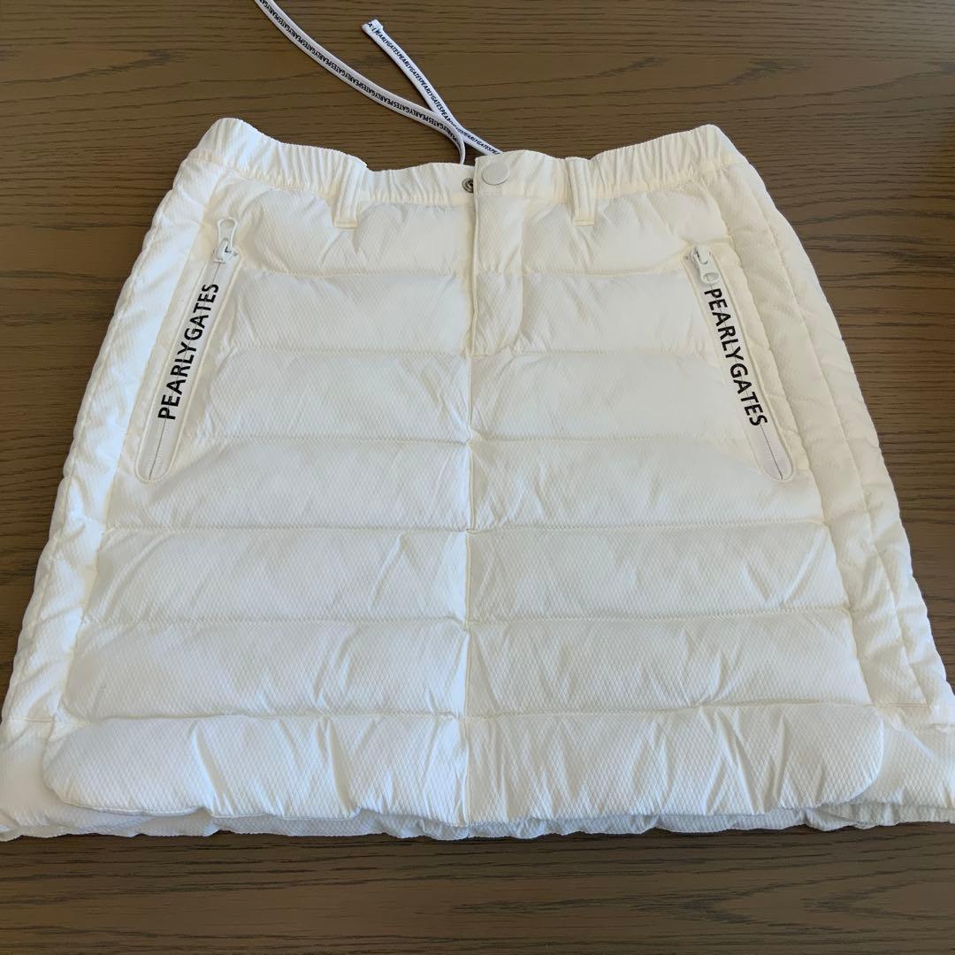PEARLY GATES レディースキルティングスカート サイズ0 ホワイト
