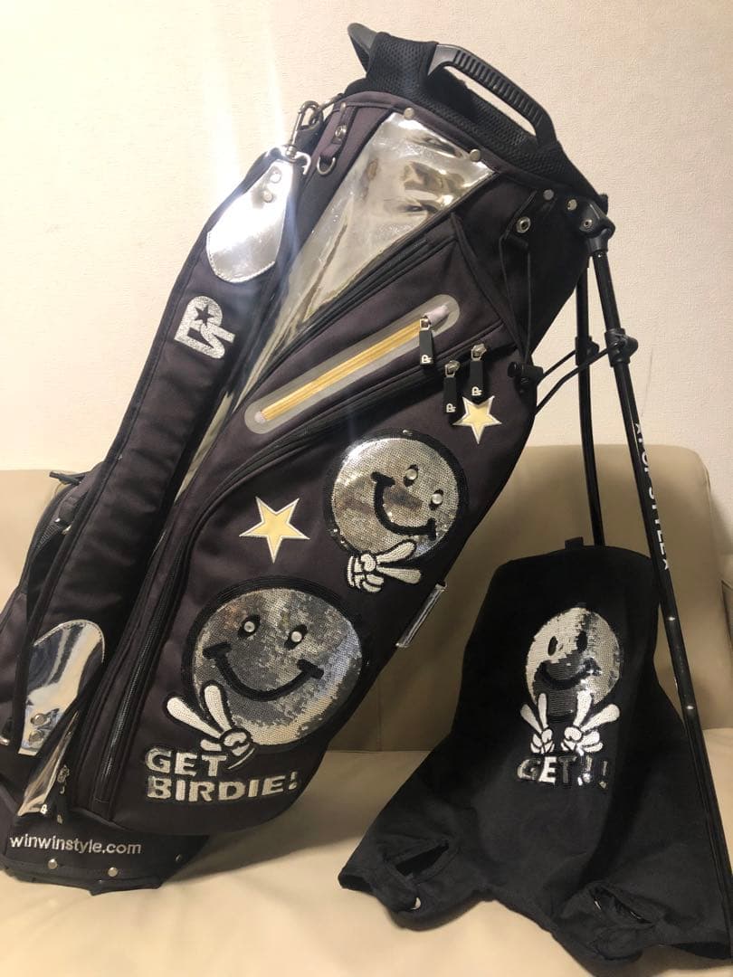 【送料込み】大人気　廃盤希少　ウィンウィンスタイル　キャディバッグ　ゴルフバッグ
