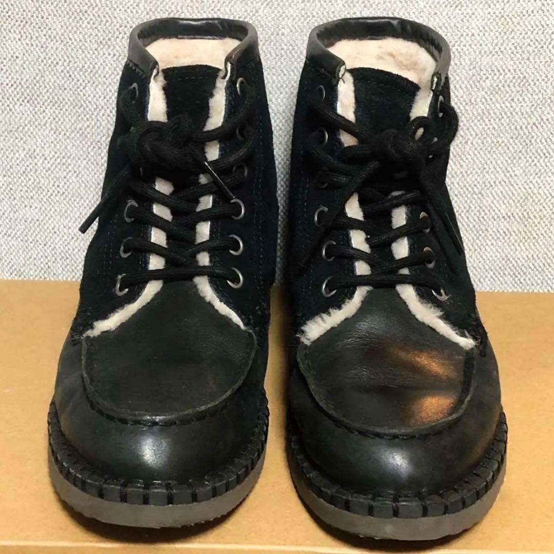 UGG ムートン ブーツ ショート 本革　スエード　23cm