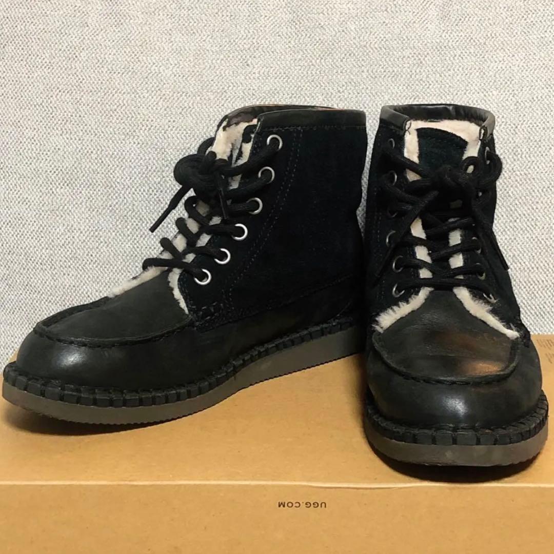 UGG ムートン ブーツ ショート 本革　スエード　23cm