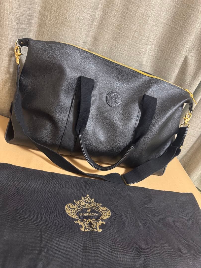 蓮の花様　オロビアンコ　ボストンバック　2wayバック　中古