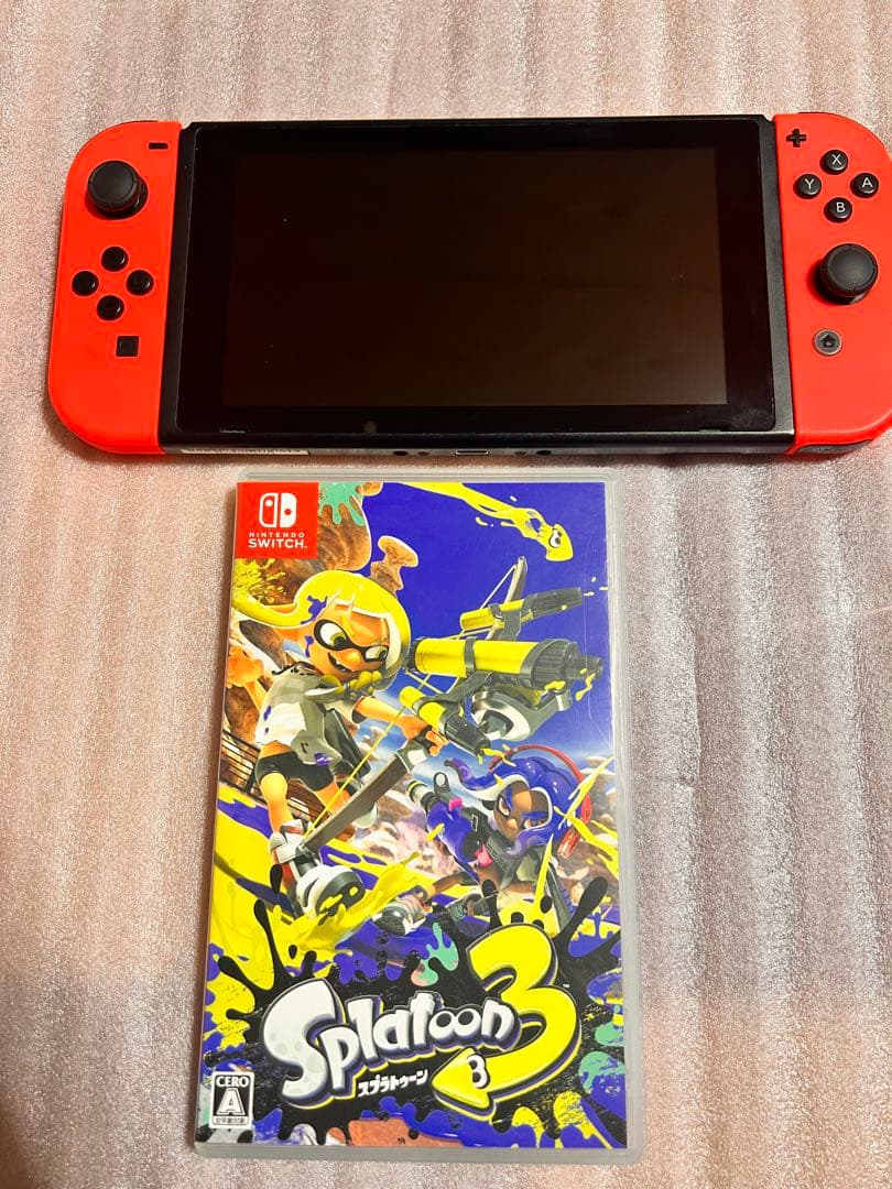 Nintendo Switch本体とスプラ3のセット